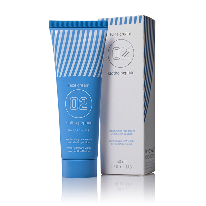 02 Klotho Peptide Face Cream and the box